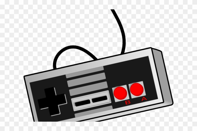 Gamepad Clipart Nintendo - Video Game Controller Clipart Png #1099477