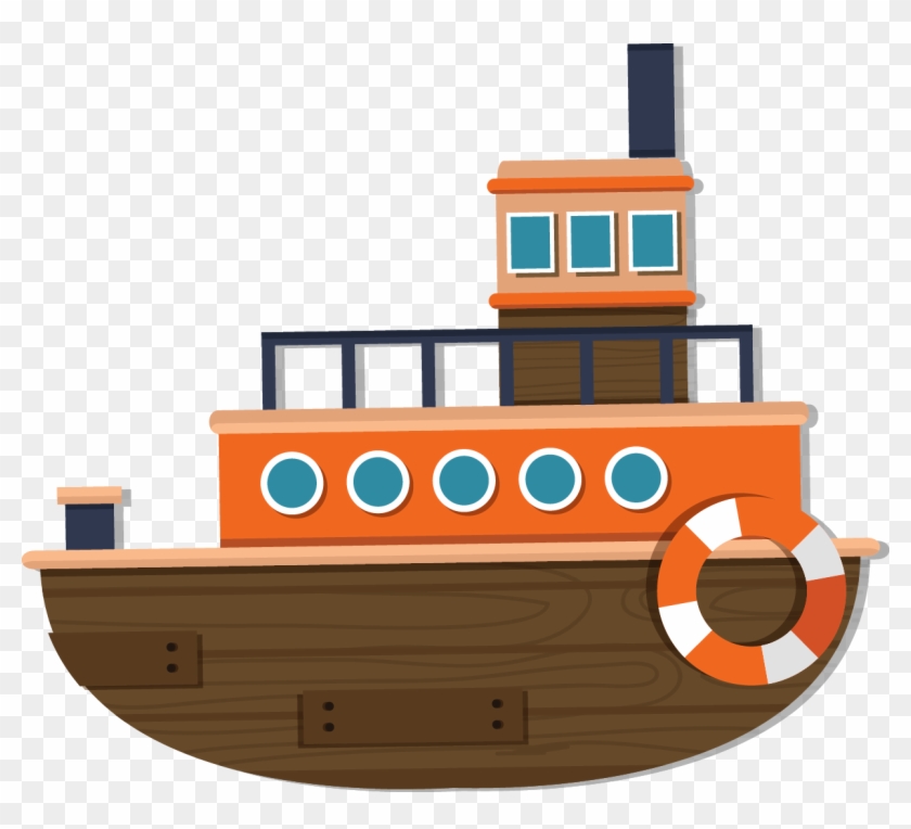 Ship Watercraft Cartoon - Cartoon Ship Png #1099562