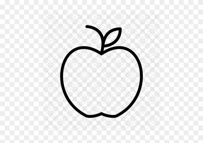 Apple, Food, Fruit, Healthy, Meal Icon - Heart #1099689