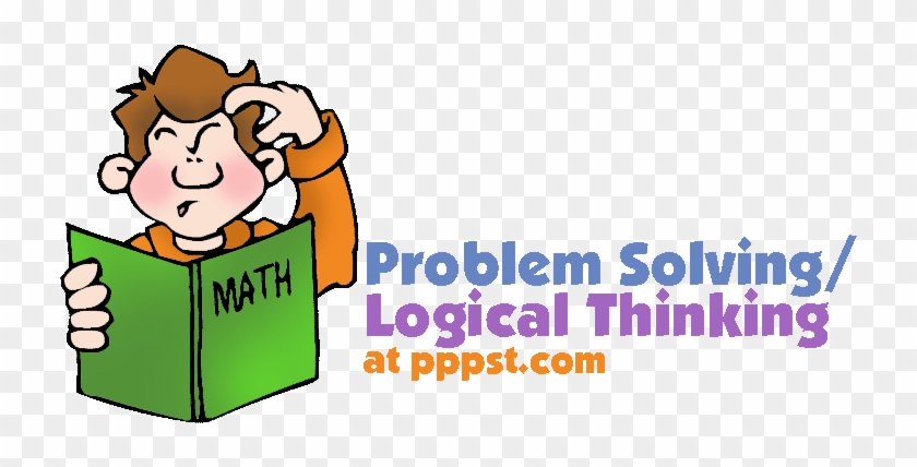Kids Solving Problems Clipart - Math Problem Solving #1099720