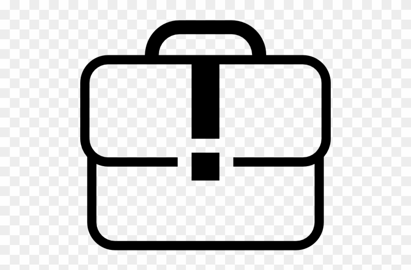 White Case Suitcase Outline Free Icon - Court #1099723
