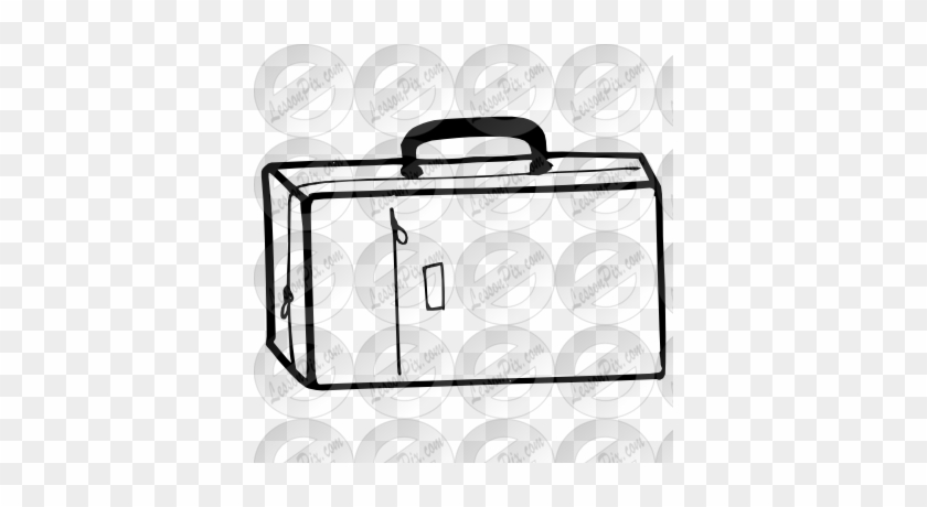 Suitcase Clipart - Paper Bag #1099728