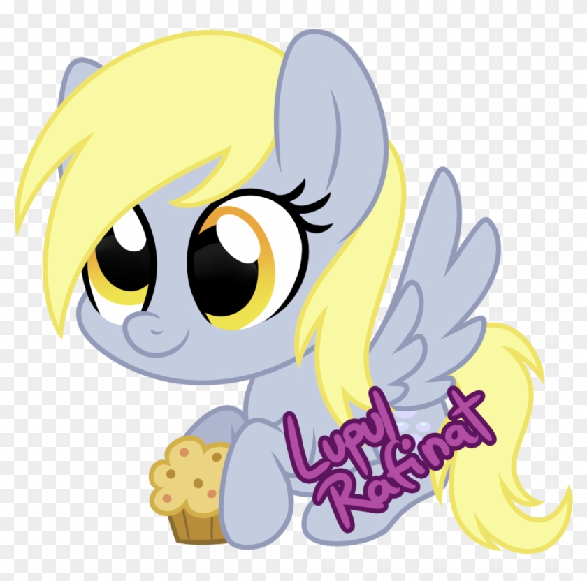 Lupulrafinat, Chibi, Cute, Derpy Hooves, Female, Food, - Cartoon #1099771