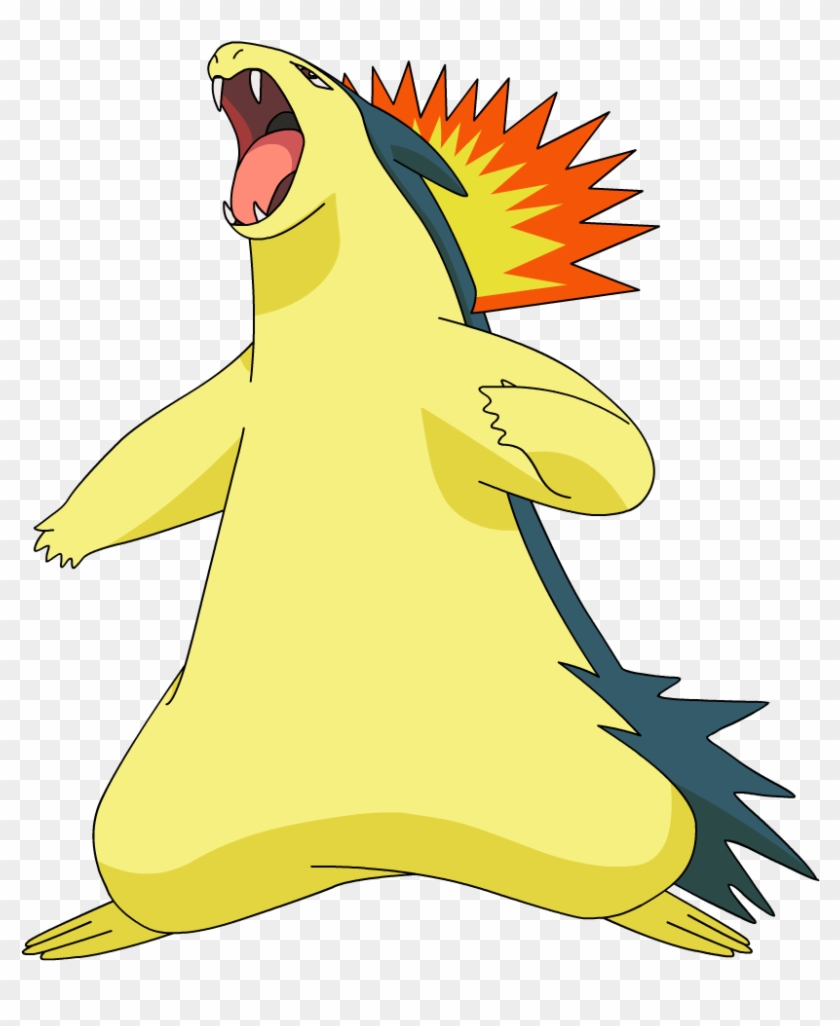 Typhlosion Pokemon Png Image - Pokemon Evolucion De Cyndaquil #1099855