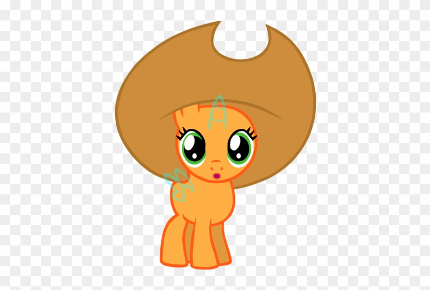 Mlp 36 By Shiibases - Mlp Filly Applejack Hat Base #1099877