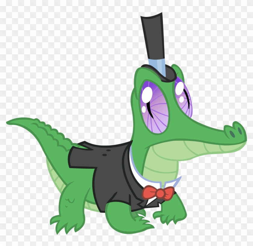Gummy In His Tux And Loving It By Star-burn On Deviantart - Gummy My Little Pony #1099964