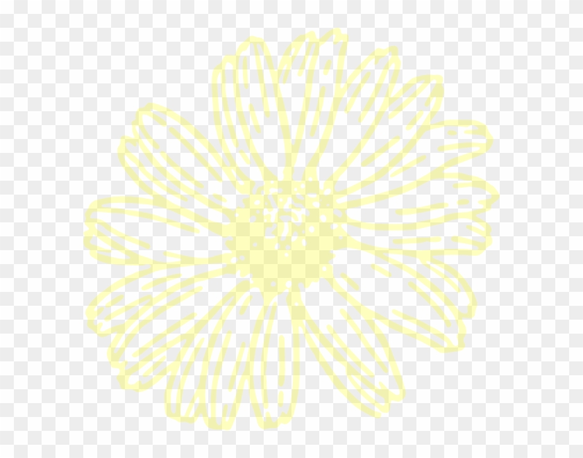 yellow sunflower clipart outline