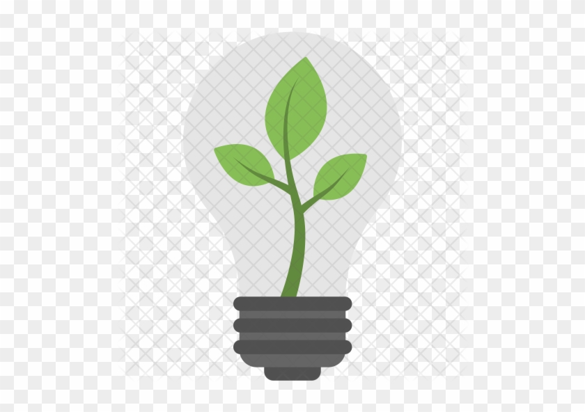 Lightbulb Plant Icon - Incandescent Light Bulb #1100055