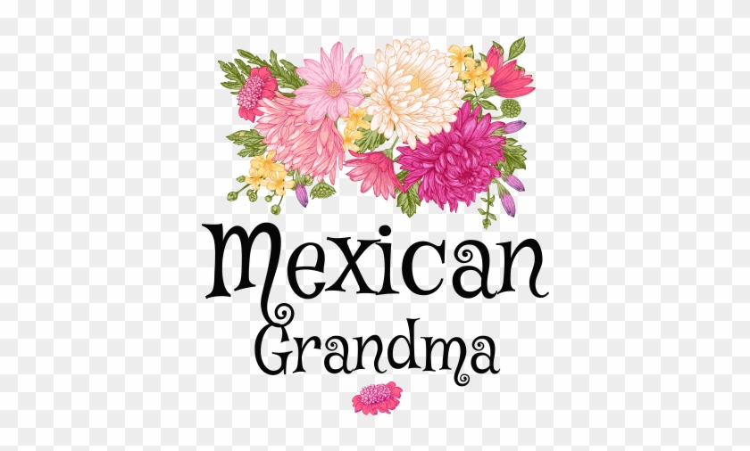 Garden Flowers Mexican Grandma Garden Flowers Mexican - Personalized Mother's Necklace-silver Bird's Nest Necklace-mothers #1100140