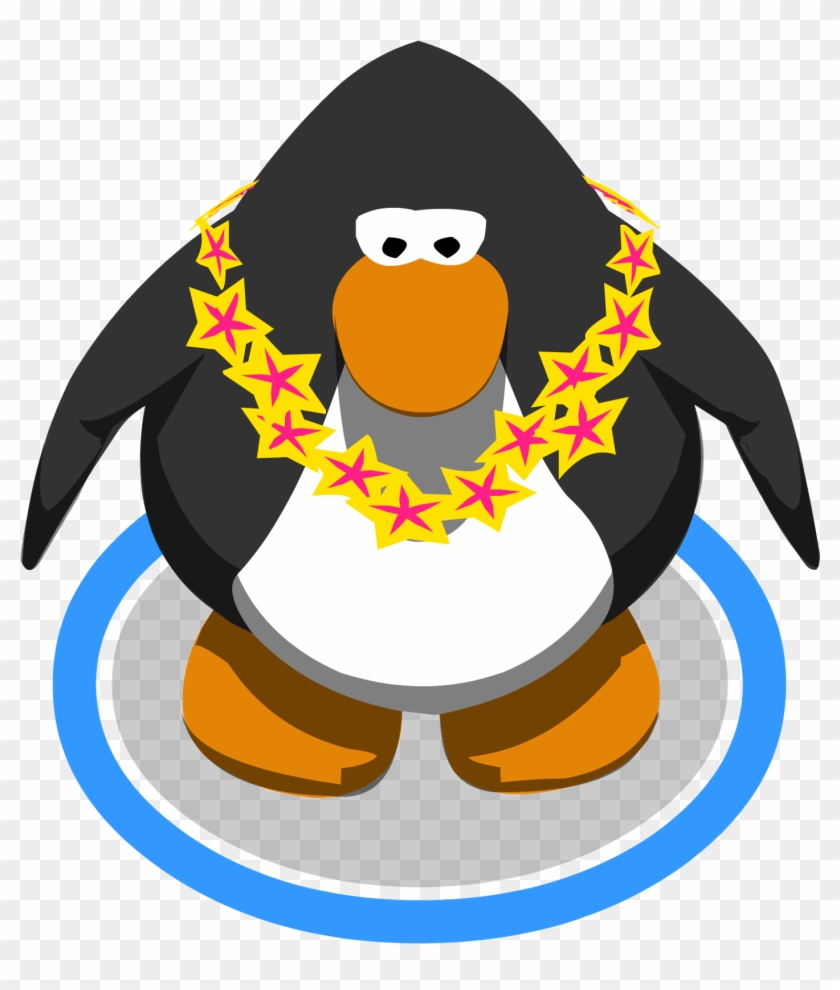 Instead Of Being Puffy As The Other Leis Do, This One - Club Penguin Bling Bling Necklace #1100150