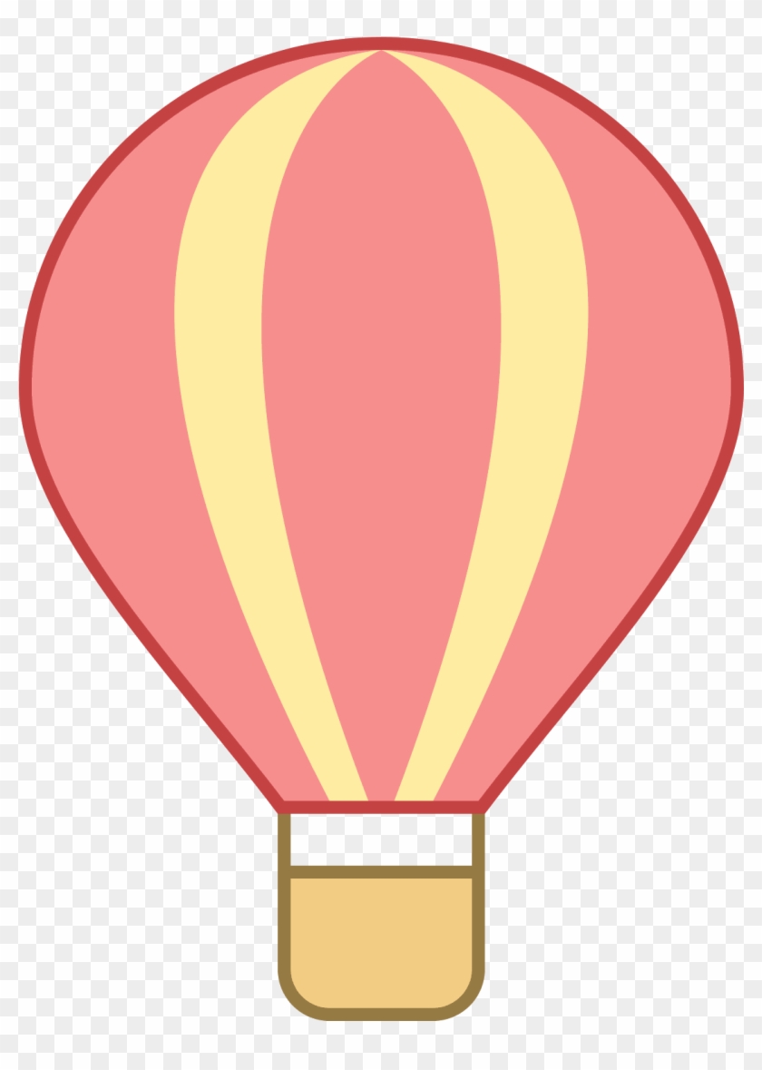 Partly Cloudy Night Icon Download - Hot Air Balloon Icon Png #1100172