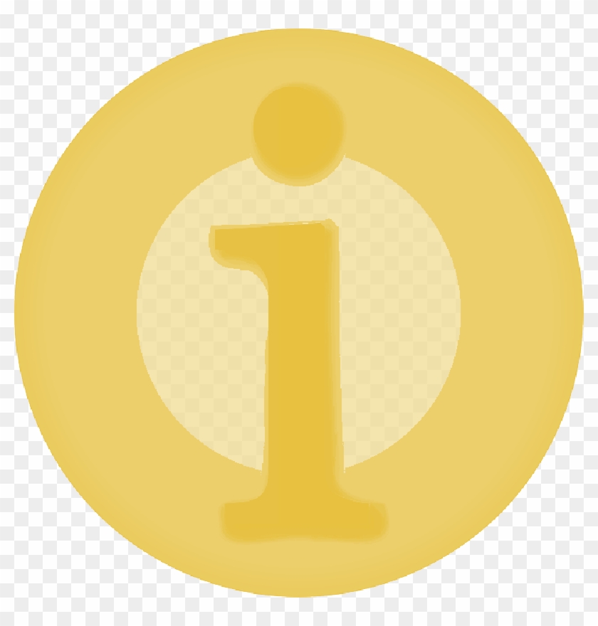 Icon, Yellow, Circle, Info, Information - Paper #1100312