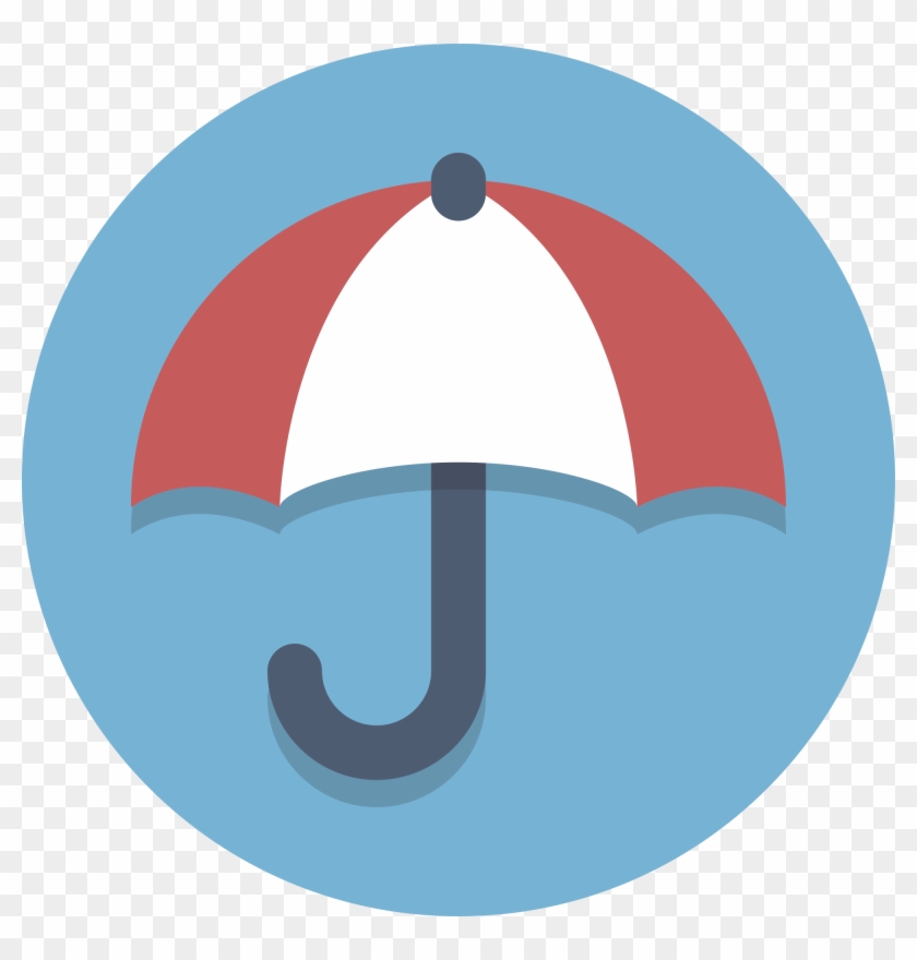Open - Umbrella Flat Icon Png #1100318