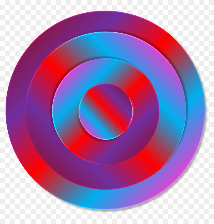 Vivid 3d Circle Shapes Png Image - Circle #1100355