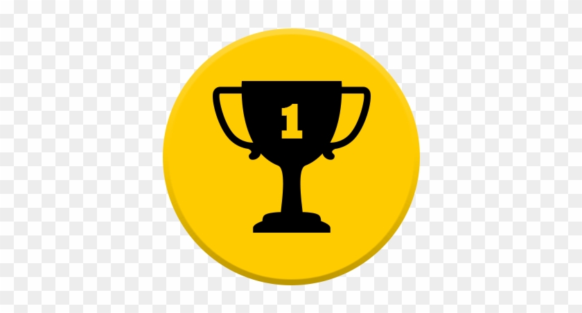Chart Clipart Benchmark - Trophy Silhouette #1100378