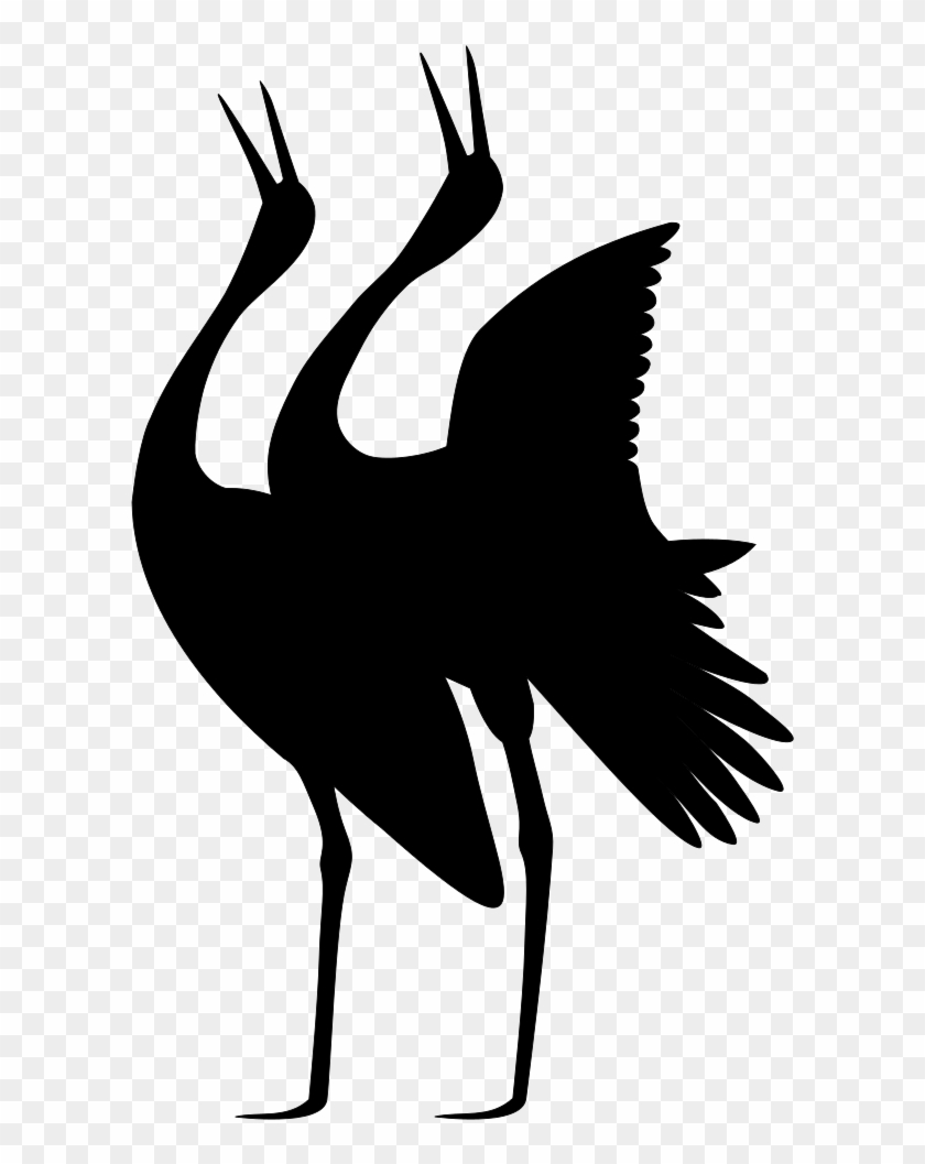 File - Sarus Duet - Svg - Crane #1100413