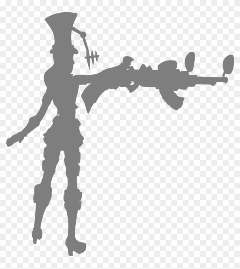 Caitlyn Silhouette By Austin673 Caitlyn Silhouette - League Of Legends Silhouette #1100422