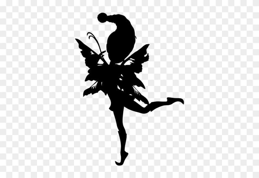Playful Fairy Silhouette - Fairy Silhouette #1100455