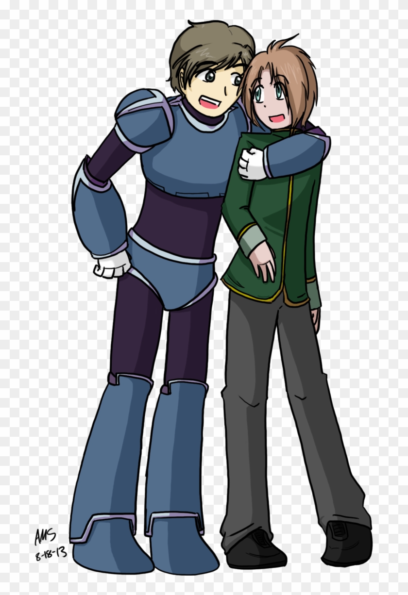 Arm Hug By Mandy-kun - Cartoon #1100556