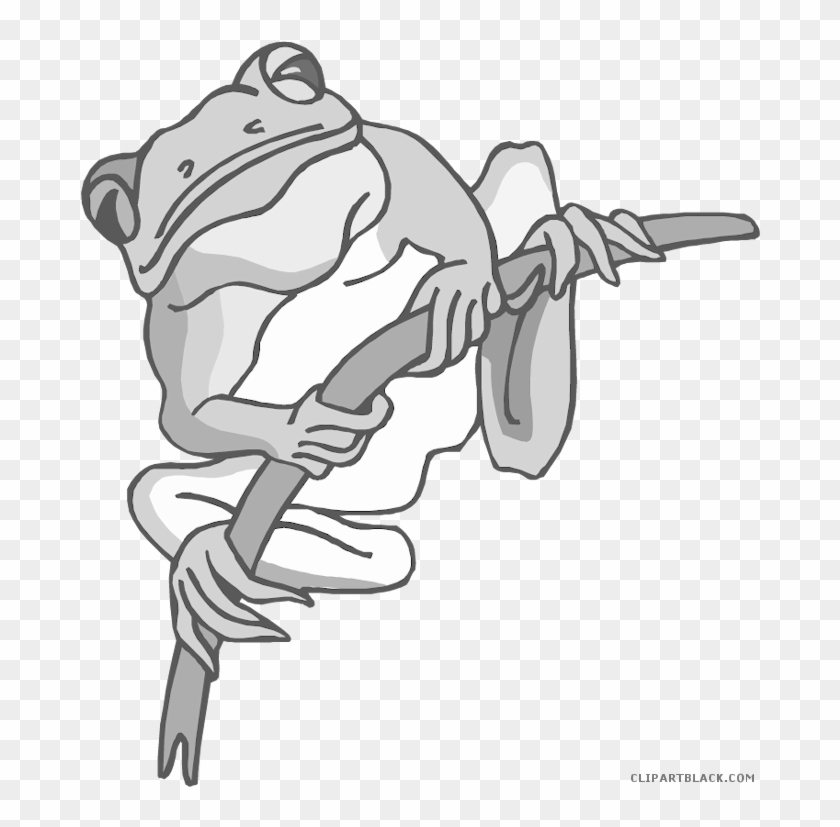 Frog Medium Animal Free Black White Clipart Images - Homeschooling #1100572