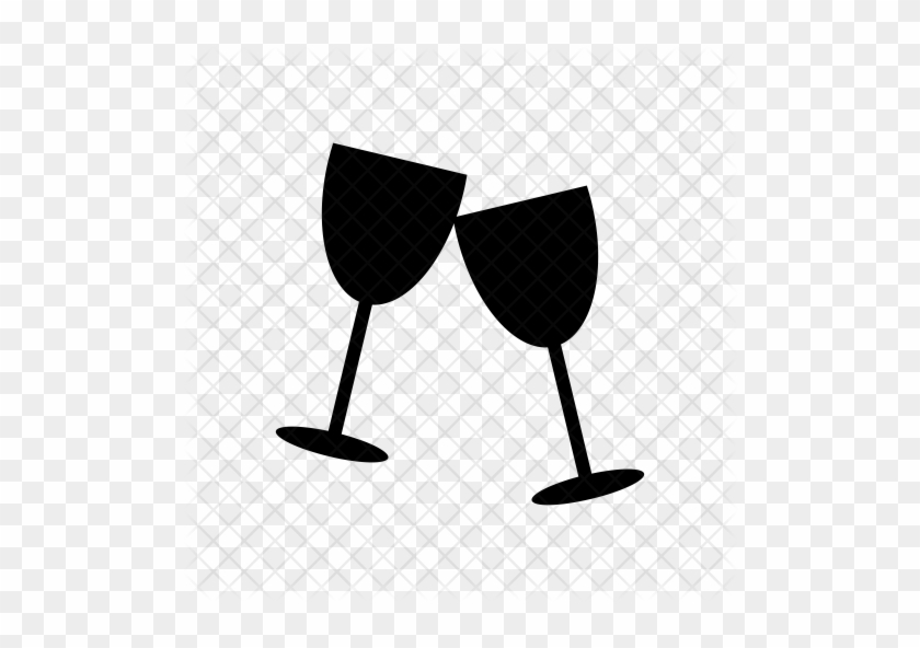 Toast Icon - Icone Verre De Vin #1100599