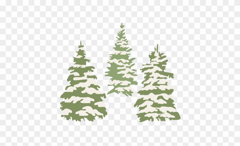 Free Winter Tree With Snow Clip Art - Scalable Vector Graphics #1100658