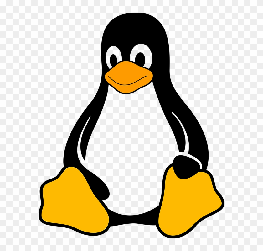 Penguin Clipart Profile - Linux Logo Vector #1100691
