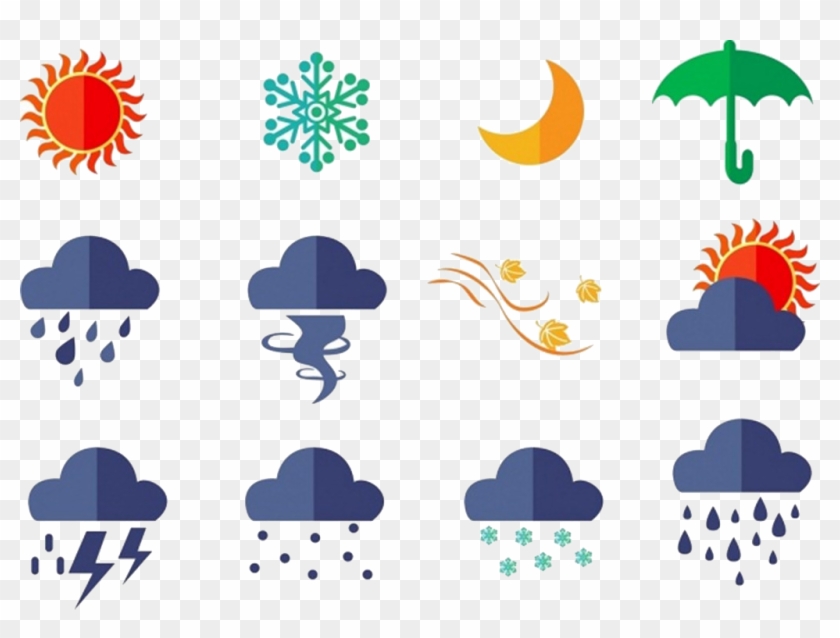 Euclidean Vector Rain Weather Icon - Clima Diferentes Icono #1100852