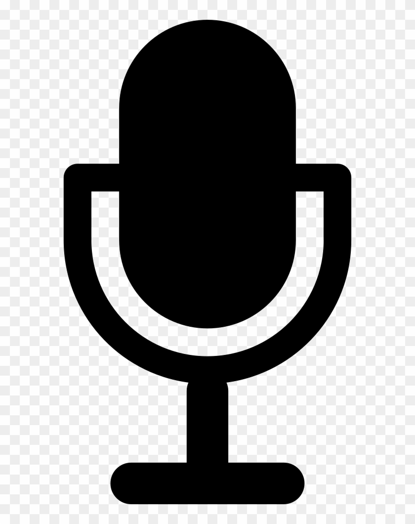 Microphone Black Shape Comments - Scalable Vector Graphics #1100883