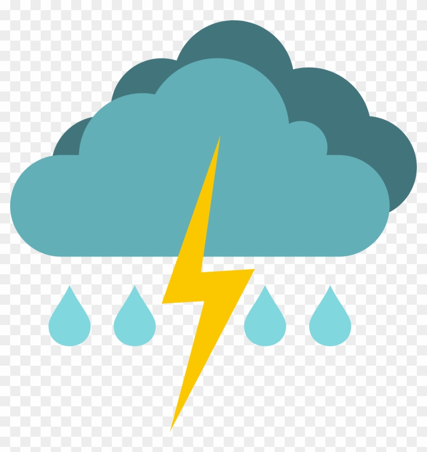 Thunderstorm Lightning Illustration - Thunderstorm Vector #1100893