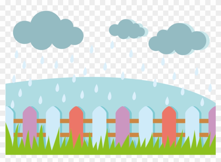 Vector Rainy Weather - Rain Vector #1100895