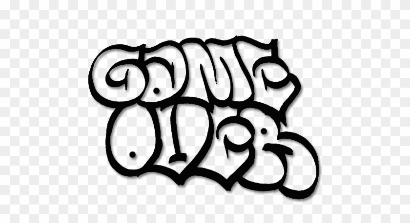Game Over Graffiti Throwup By Geoh-one - Line Art #1100977