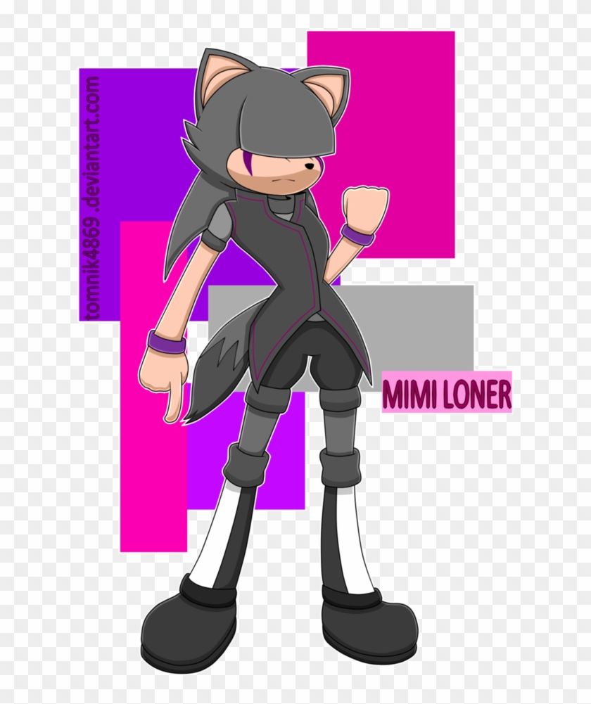 Sonic Oc Mimi Loner By Tomnik4869 - Cartoon #1101003