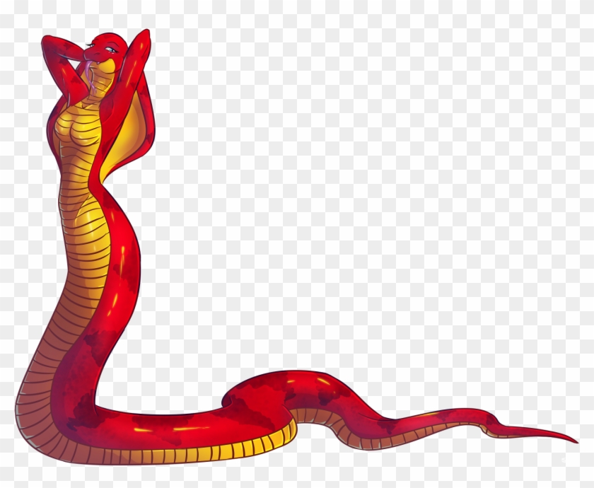 Red Scales By Scissorsrunner At - Red Snake Png Clipart #1101008