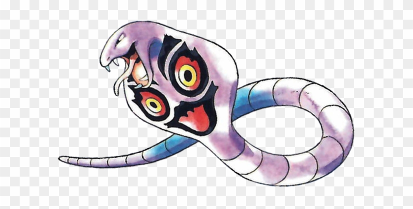 Arbok Pokemon Red Blue Official Art Render - Arbok Official Art #1101040