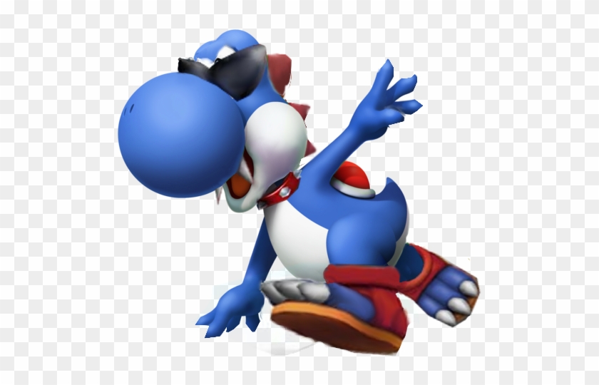 Boshi Is A Blue Yoshi With An Attitude - Bowser Jr Brothers And Sister #1101060