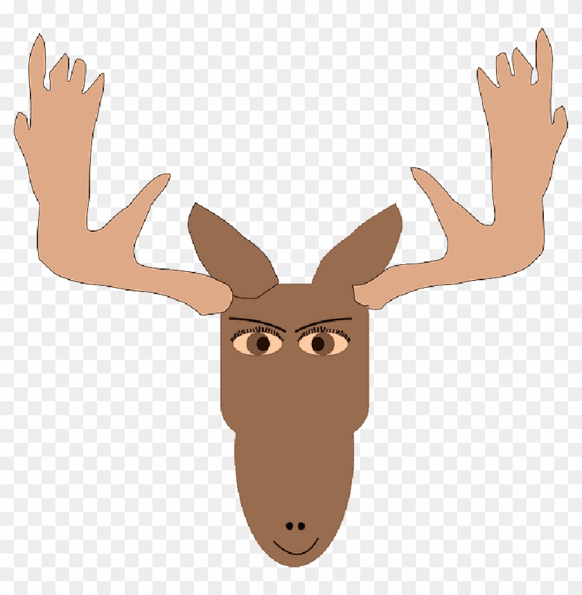 Winter - Cartoon Moose Head Mugs #1101071