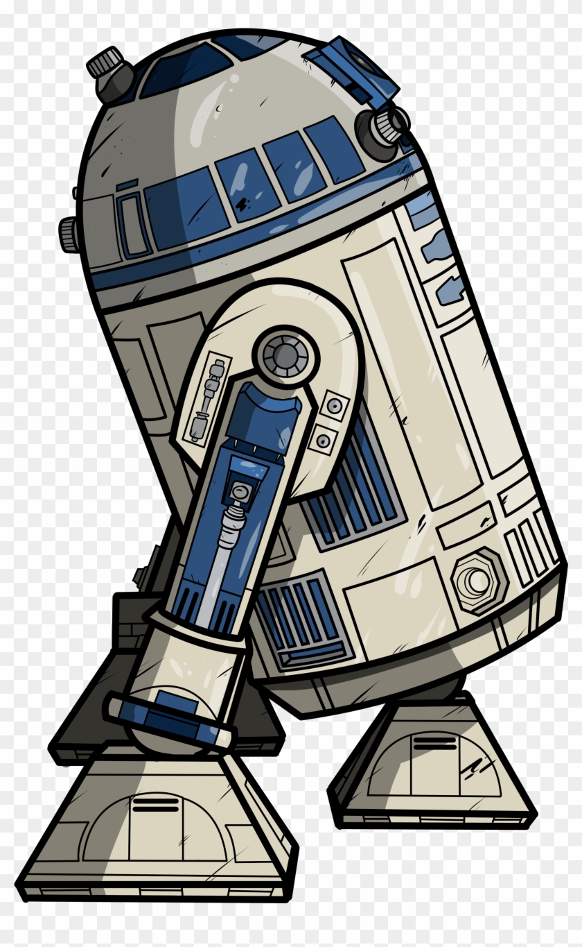 R2 D2 C 3po Anakin Skywalker Star Wars Cartoon - R2d2 Png #1101079
