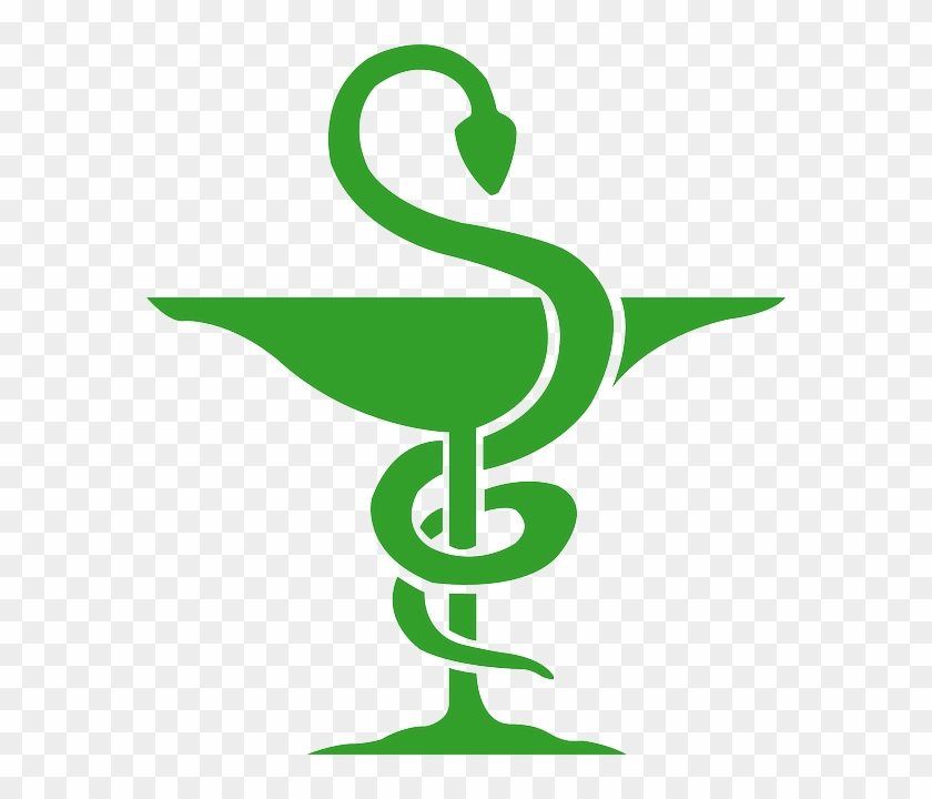 Green Sign, Snake, Medical, Green - Pharmacy Symbol #1101084