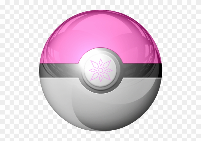 Crest Of Light Pokeball Request Test 1 By Kalel7 - Pink And Purple Pokeball #1101139