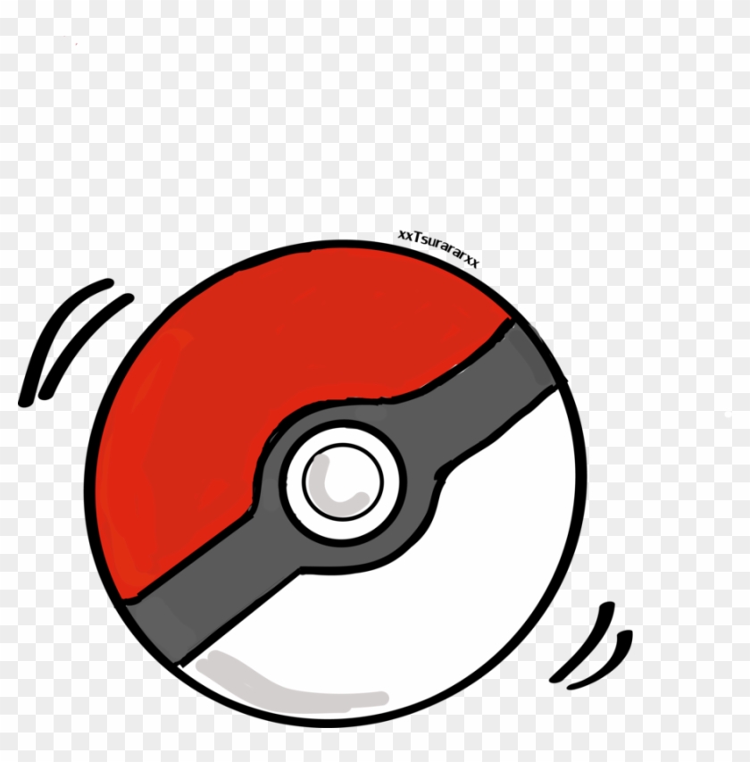 Pokeball By Xxtsuraraxx - Pokeball Drawing Png #1101146