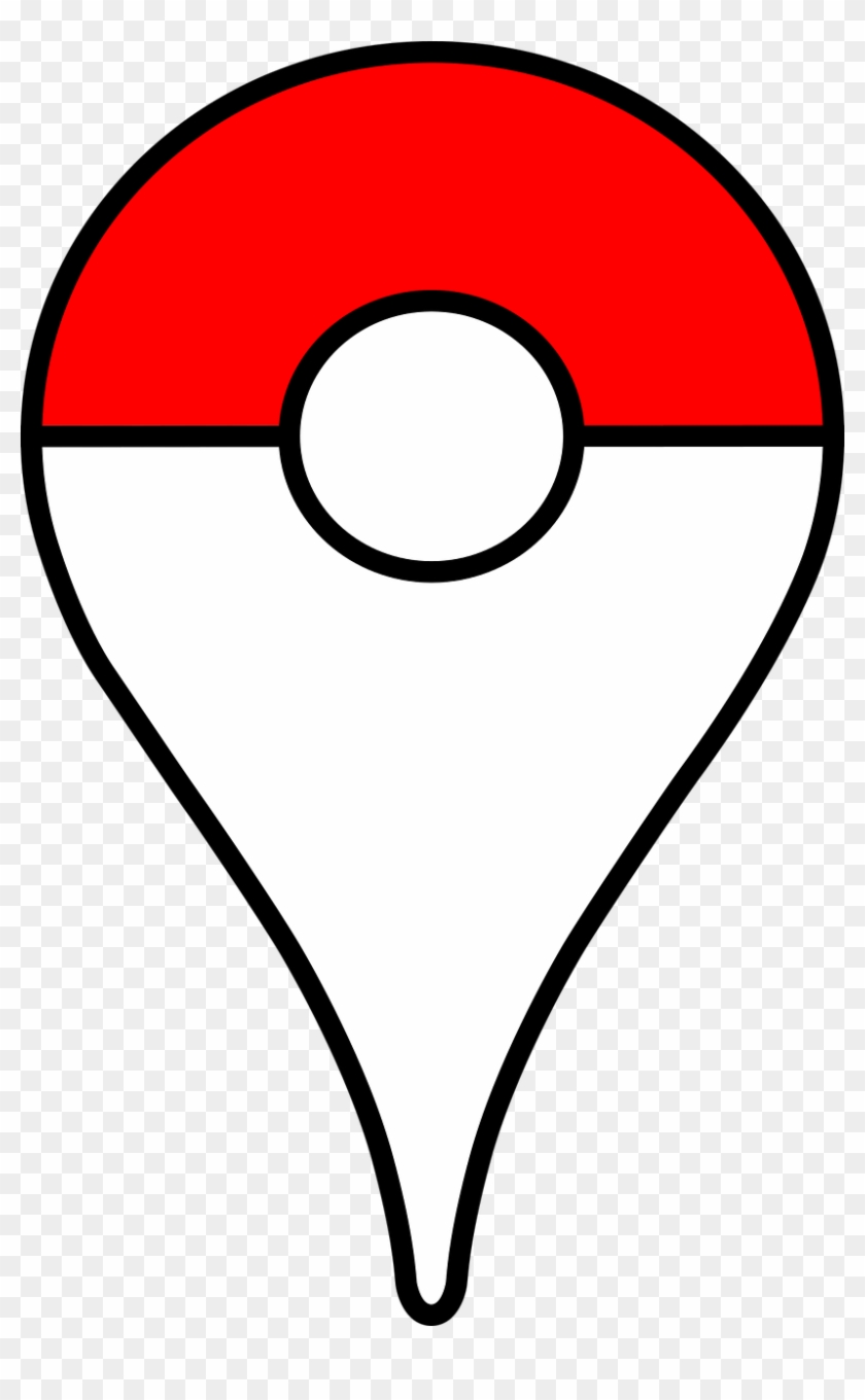 Pokeball Clipart Small - Pokemon Map Pin #1101157