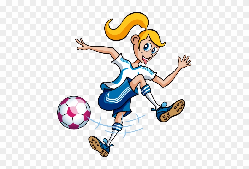 Soccer-enfant - Fille Qui Joue Au Soccer #1101161