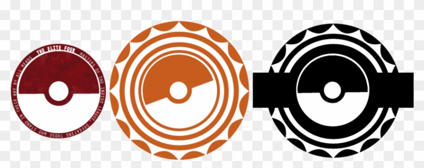 Simplistic Pokeball Icon By Colonelgrandslam - Pokeball Logo Orange #1101167