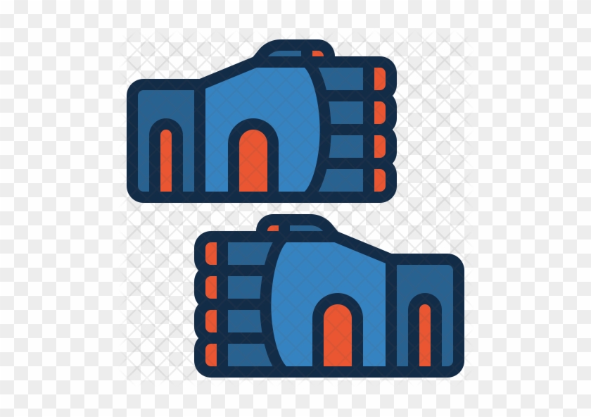 Weight Lifting Gloves Icon - Weight Lifting Gloves Icon #1101202