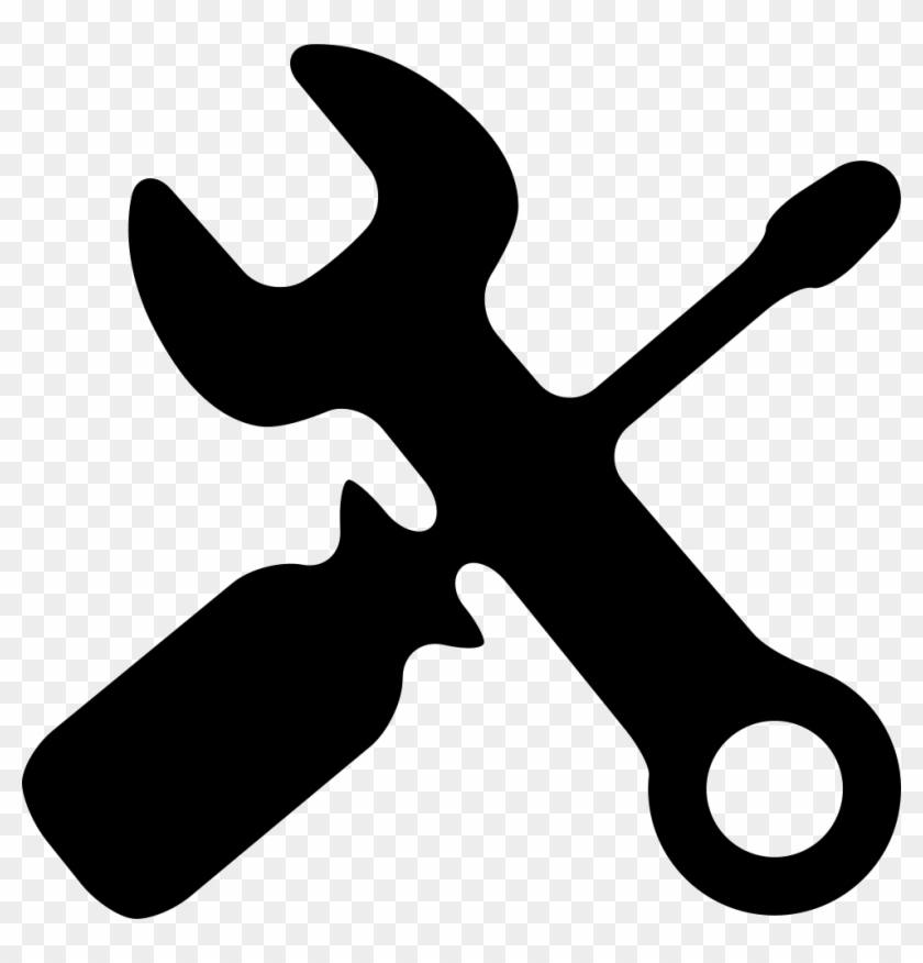 Screwdriver And Wrench Symbol Comments - Tool #1101233