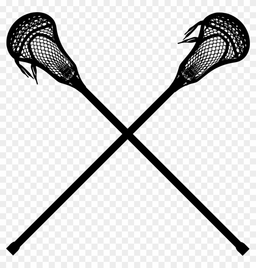 Crossed Lacrosse Sticks - Lacrosse Sticks #1101258