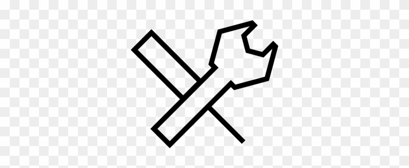 Screwdriver And Wrench Icon - Wrench #1101270