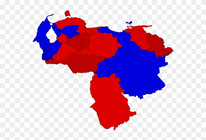 Presidential Election Results Map - Venezuela Map Icon #1101352