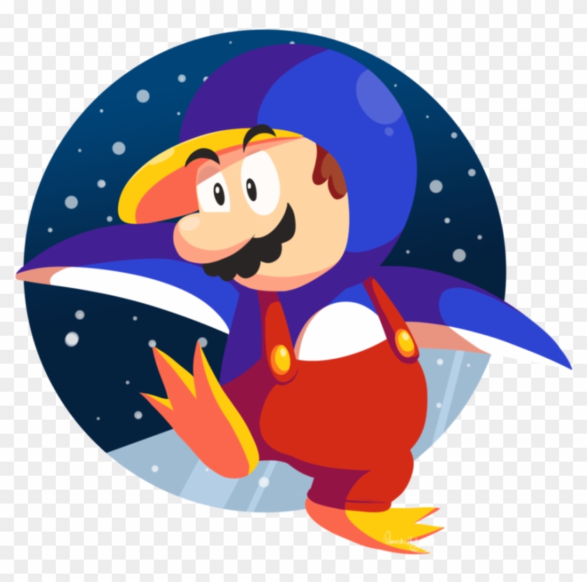 Penguin Mario On Ice By Domestic-hedgehog - Mario Series #1101402
